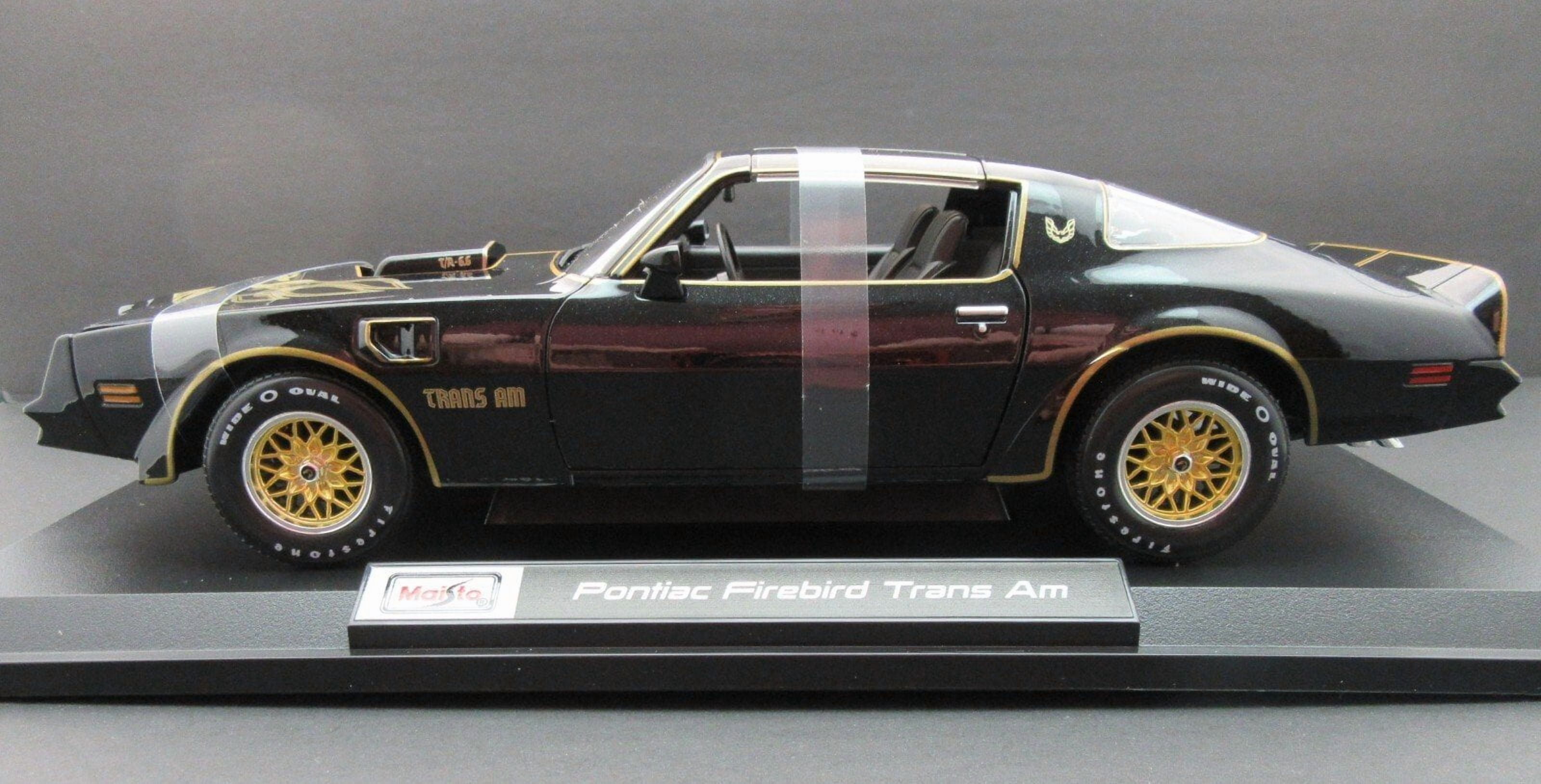 Pontiac Firebird Trans Am Black & Gold 1:18 Metal Die Cast