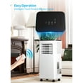 thumbnail image 4 of TABU Portable Air Conditioner,12000 BTU Portable AC Unit with Dehumidifier,Fan,Cool,Remote Control,up to 550 Sq.ft,White, 4 of 9