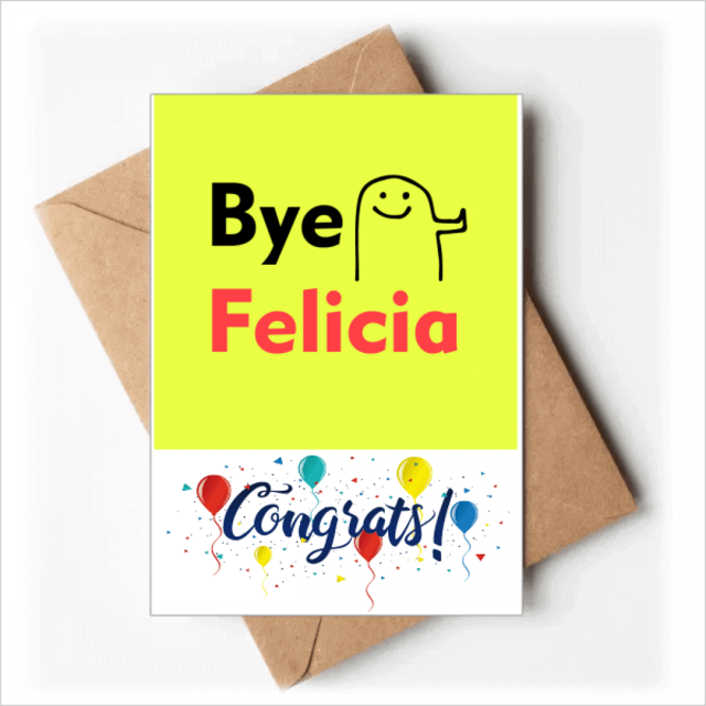 Adieu Refuser Shirk Déclin Expression Cartes de Mariage Félicitations Enveloppes de Voeux