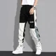 thumbnail image 5 of Pantalones de hombre otoño blanco hip hop ajustados pantalones cargo para hombre negro largo emo con venta al por mayor de lujo talla grande calle algodón Y2k, 5 of 5