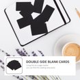 thumbnail image 3 of HEANUJJ 200Pcs Hand Painted Black Blank Cards for DIY Graffiti and Student Accessory Use, 3 of 5
