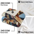 thumbnail image 6 of Sleepwish Horse Blanket, Colorful Sherpa Throw Blanket for Couch Sofa Boho Horse Themed Throw Blanket for Decor, 50x60", 6 of 7