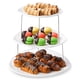 thumbnail image 1 of Bandeja de fiesta Masirs plegable con diseño decorativo de 3 niveles, 1 of 6