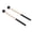 Black, variant on MHXCV Professional Percussion Mallet Pair with Premium Maple Wood Handle and Durable Rubber Head for Tongue Drum, Xylophone, Glockenspiel, and Marimba Concert, 8.66 Inches / 22cm, Sleek Black