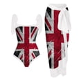 thumbnail image 1 of Aayomet Maillot de Bain Femme Contrôle du Ventre Résistant au Chlore Col Rond une Pièce Sans Manches, Blanc TTG, 1 of 4