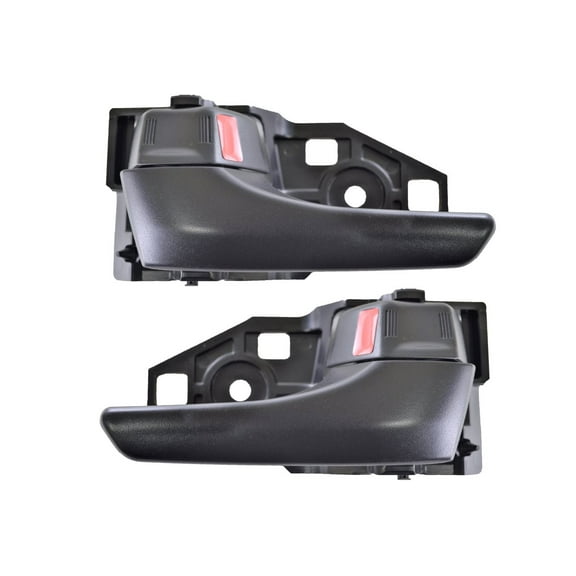 PT Auto Warehouse TO-2010A-DP - Inner Interior Inside Door Handle, Black - Left/Right Pair Fits select: 2013-2018 TOYOTA RAV4, 2012-2017 TOYOTA CAMRY