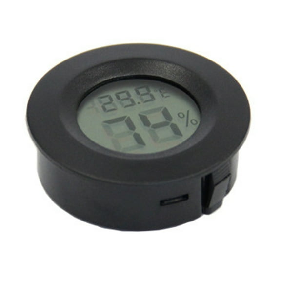 Mini Hygrometer Thermometer Digital LCD Monitor Indoor Outdoor Humidity Meter Gauge for Humidifiers Dehumidifiers Greenhouse Basement Babyroom