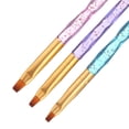 thumbnail image 4 of 3pcs t Decoraciones Pinceles DIY Tips Builder Set Zulema Cepillo de uñas de gel UV, 4 of 8