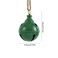 thumbnail image 3 of Lilixerw Christmas Bells Decorations,Iron Christmas Bells for Xmas Tree,Wall,Door & Holiday Decor,5.5Inch Large Festive Hanging Ornaments,Green, 3 of 6