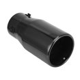 thumbnail image 1 of 1 Pc Exhaust Tip 1.8" - 3.0" Inlet 3.9" Outlet 7.3" Length Tailpipe Universal Car Bolt on Stainless Steel Titanium Tone Rear, 1 of 7