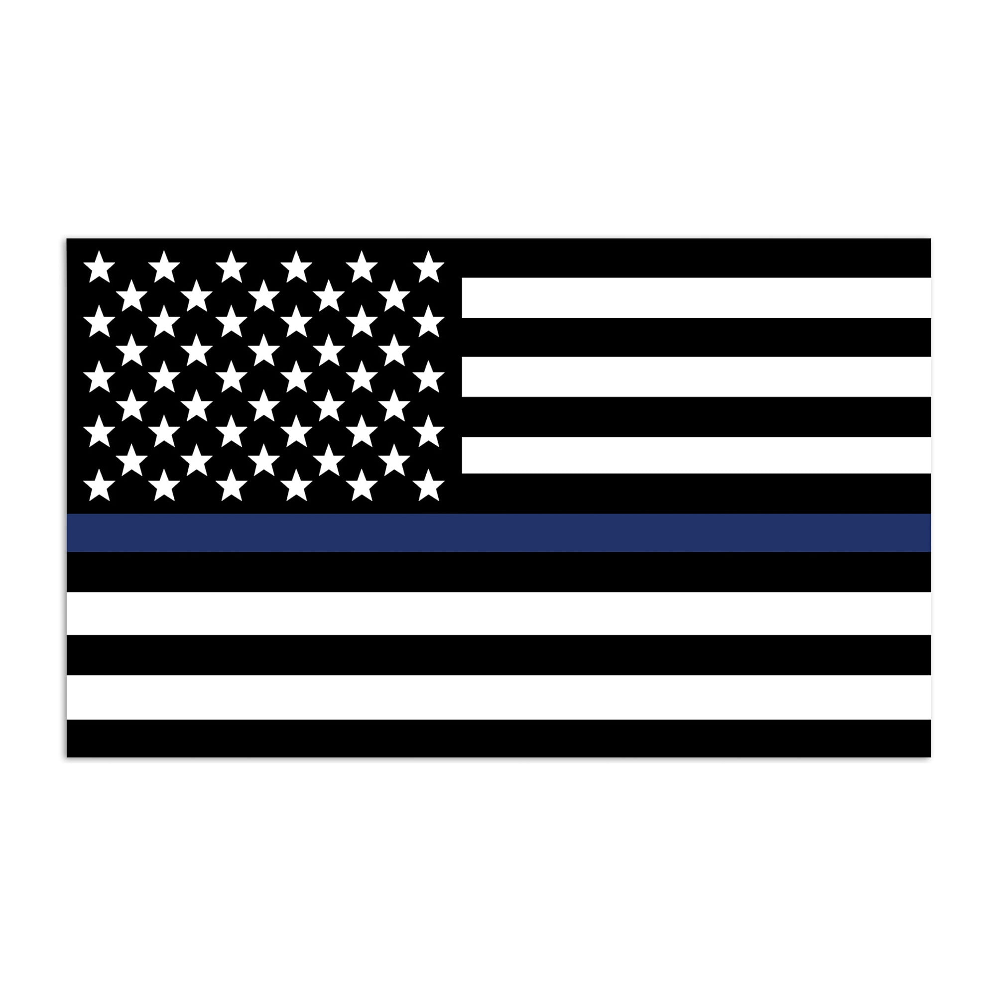 Thin Blue Line Police SWAT Wholesale Metal Novelty License Plate Wall Decor 