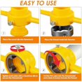 thumbnail image 3 of 2sets Plastic Pipe Thread Die Kit,PVC Pipe Threader Plumbing Tool Kit,Water Pipe Die Plastic Pipe Di, 3 of 5