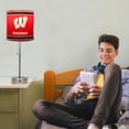 thumbnail image 2 of Imperial Wisconsin Badgers Chrome Desk Lamp, 2 of 2