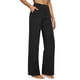 thumbnail image 3 of Pantalones de Yoga para Mujer, de Pierna , con Bolsillos, Cintura Alta, Elásticos, Informales, Deportivos. Negro XL, 3 of 10