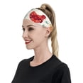 thumbnail image 4 of Wukai Flower Chicken Sports sweatband,Men & Women Sweatband Headband for Running, Cross Training, Racquetball, Working Out, 4 of 7