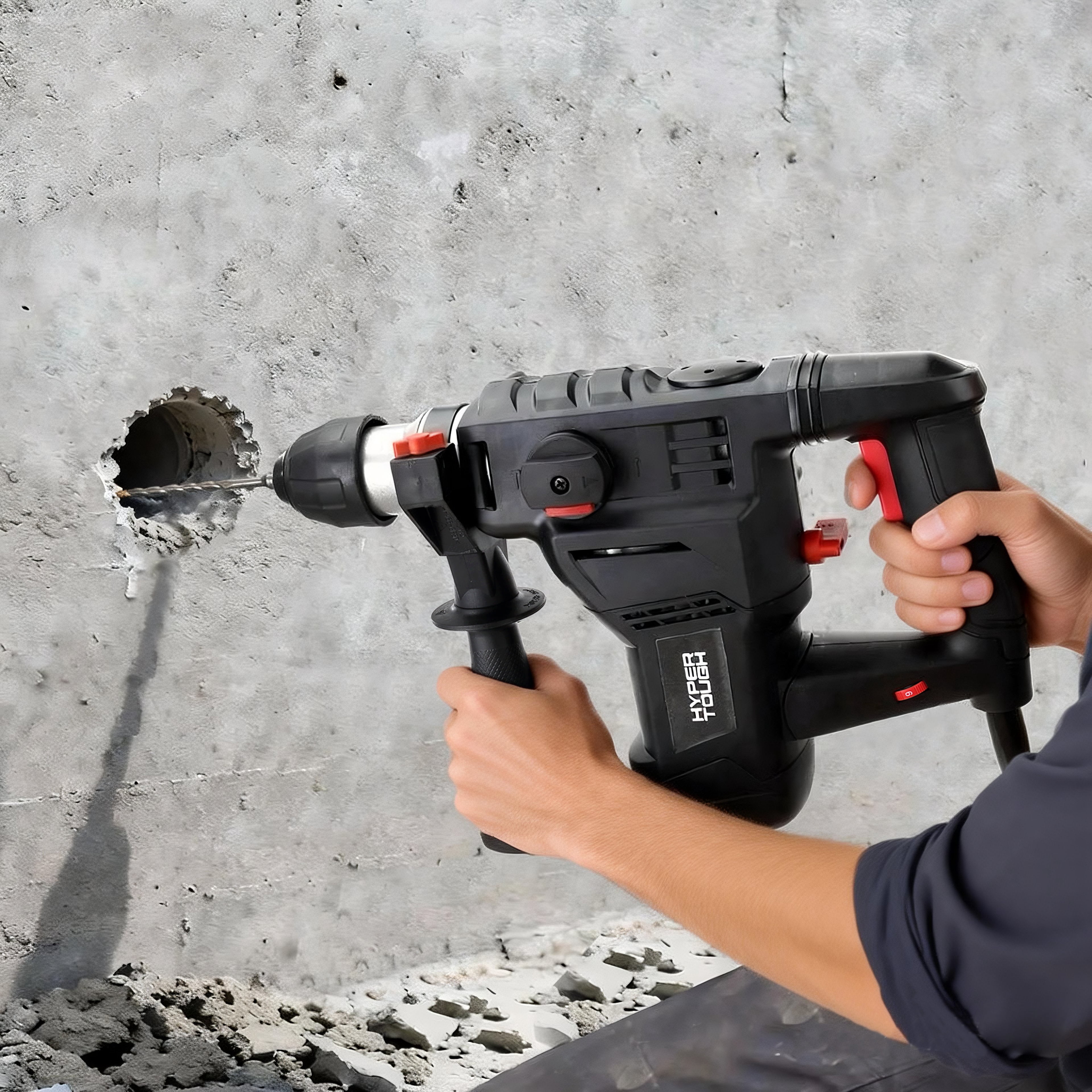 Hyper Tough 11 Amp Rotary Hammer Drill