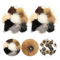 Milisten Pompom for Hats Black 16-Pcs