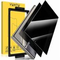 thumbnail image 1 of wonima11 YWXTW EZ Unlock for Samsung Galaxy S24 Ultra Privacy Screen Protector, [0.1S Ultrasonic Fingerprint Support] [Not Glass] 25° Anti Spy Private S24 Ultra Screen Protector Case Friendly, 2 Pack, 1 of 1