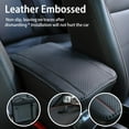 thumbnail image 2 of Universal Fit Leather Car Armrest Cover Protector Pad Waterproof and Non-Slip Mat, 2 of 8