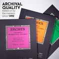 thumbnail image 5 of Arches Aquarelle Hot Pressed Watercolor Pad 11.69"X16.53"- 140lb, 12 Sheets, 5 of 7