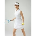 thumbnail image 5 of Athletic Dress for Women, Golf Tennis Dresses with Separate Shorts, Sleeveless Workout Dresses Solid Color L, 5 of 7