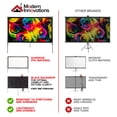 thumbnail image 3 of Modern Innovations 80 Inch HD Outdoor Movie Screen, Portable Outdoor Projector Screen and Stand for Indoor or Backyard Use, Foldable Frame, Movie Projection Screens for Travel, Camping, Family Movies, 3 of 7