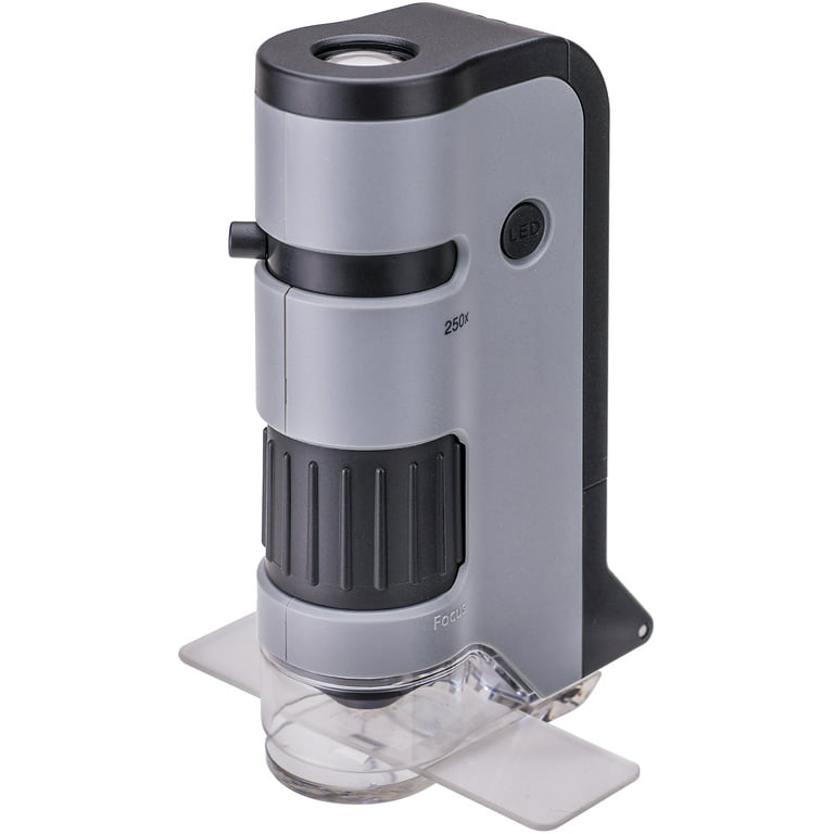 Microscope de poche - CARSON - MicroFlip - LED et UV