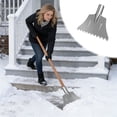 thumbnail image 5 of karymi Professional Heavy Duty Ergonomic Ice Breaking and Snow Removal Shovel Outdoor Winter Tool with Durable Blade for Clearing Driveway Sidewalk Car Vehicle and Thick Snow Gifts for Women, 5 of 6