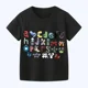 thumbnail image 3 of Nueva camiseta Harajuku con alfabeto de moda de verano 2024 para niños, ropa para niñas, camisetas con estampado de dibujos animados, ropa para niños, 3 of 5