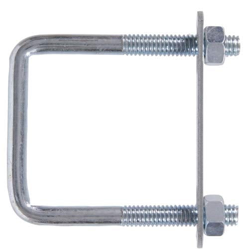 Hillman 320900 Hardware Essentials Bolt Square Saddle Zinc (3/8"-16 x 5" x 4")