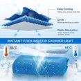 thumbnail image 3 of CSChome Solid Color Cooling Towel with Carrying Case Friendly to Skin, Breathable Quick Drying Super Absorbent Towel for Sports Travel Gym, 3 of 7