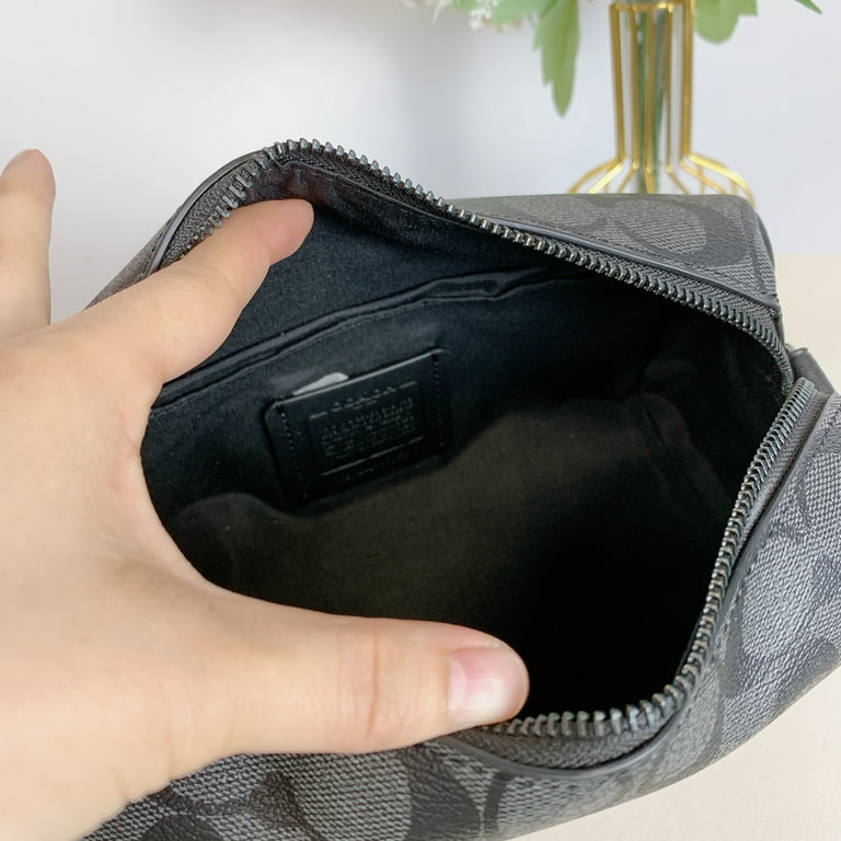 Coach CJ674 Axel Crossbody In Signature Canvas IN Charcoal