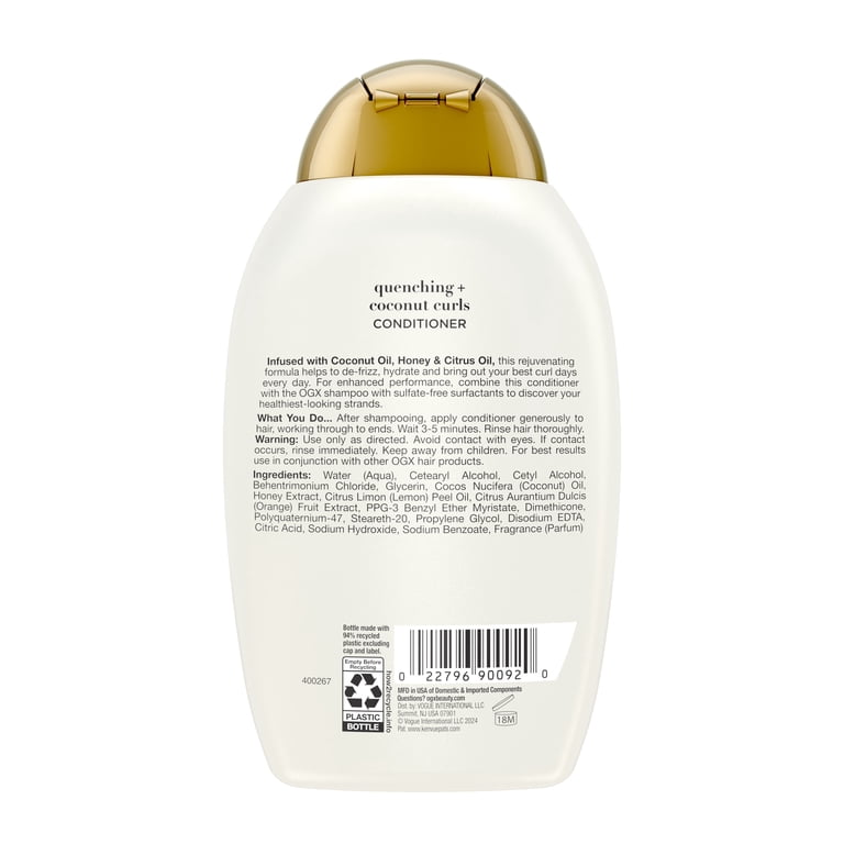 OGX Quenching + Coconut Curls Curl-Defining Conditioner photo 7