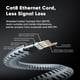 thumbnail image 5 of Cable Ethernet ARISKEEN Cat 8, 10 pies, 2 unidades, 40 Gbps, 2000 Mhz, gris, 5 of 7