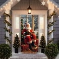 thumbnail image 7 of ToyKingdee Elastic Door Cover for Christmas New Year | Stretchable Fabric Holiday Decor for Front Door Indoor Outdoor, 7 of 7