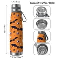 thumbnail image 3 of Halloween Pattern 29oz Stainless Steel Insulated Thermos with Tea Filter, 360° Printed Travel Bottle, Leakproof BPA-Free Flask with Anti-Slip Base, 304 Inner & 201 Outer, Vacuum Cup, 3 of 6