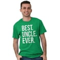 thumbnail image 4 of Best Uncle Ever Niece Nephew Men's Graphic T Shirt Tees Brisco Brands S, 4 of 6