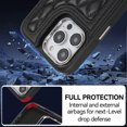 thumbnail image 5 of for iPhone 12 Pro Max Case with RFID Blocking Card Holder and Strap for Women,Crossbody Lanyard,Kickstand Ring Stand Holder,Snap Clasp,Cute Phone Wallet Case For iPhone 12 Pro Max, Black, 5 of 9
