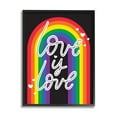 thumbnail image 2 of Stupell Industries Love LGBTQ Pride Rainbow Holiday Painting Gray Framed Art Print Wall Art, 2 of 5
