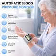 thumbnail image 5 of AlphaGeek Wrist Blood Pressure Monitors Portable Wrist Digital BP Machine Cuff with LED Backlit Display for Dual Users BP Monitor for Home Travel, 5 of 12