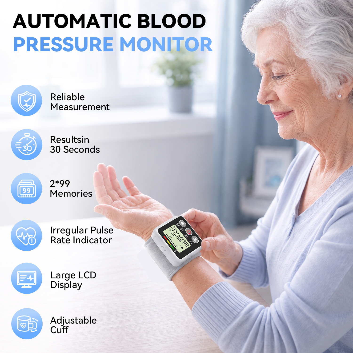 AlphaGeek Wrist Blood Pressure Monitor photo 4