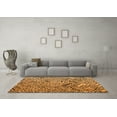 thumbnail image 3 of Ahgly Company Indoor Rectangle Abstract Orange Modern Area Rugs, 7' x 9', 3 of 4