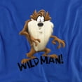 thumbnail image 2 of Looney Tunes T-Shirt Taz Wild Man Unisex Graphic Tee for Men & Women, 2 of 7