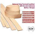 thumbnail image 2 of ELW 8/9 oz. 3.2-3.6mm Thickness Belt-Blanks-Strips-Straps from 1" to 10" Wide and Lengths to 84" Import Tooling Full Grain Natural Cowhide Veg Tanned Leather, 2 of 8