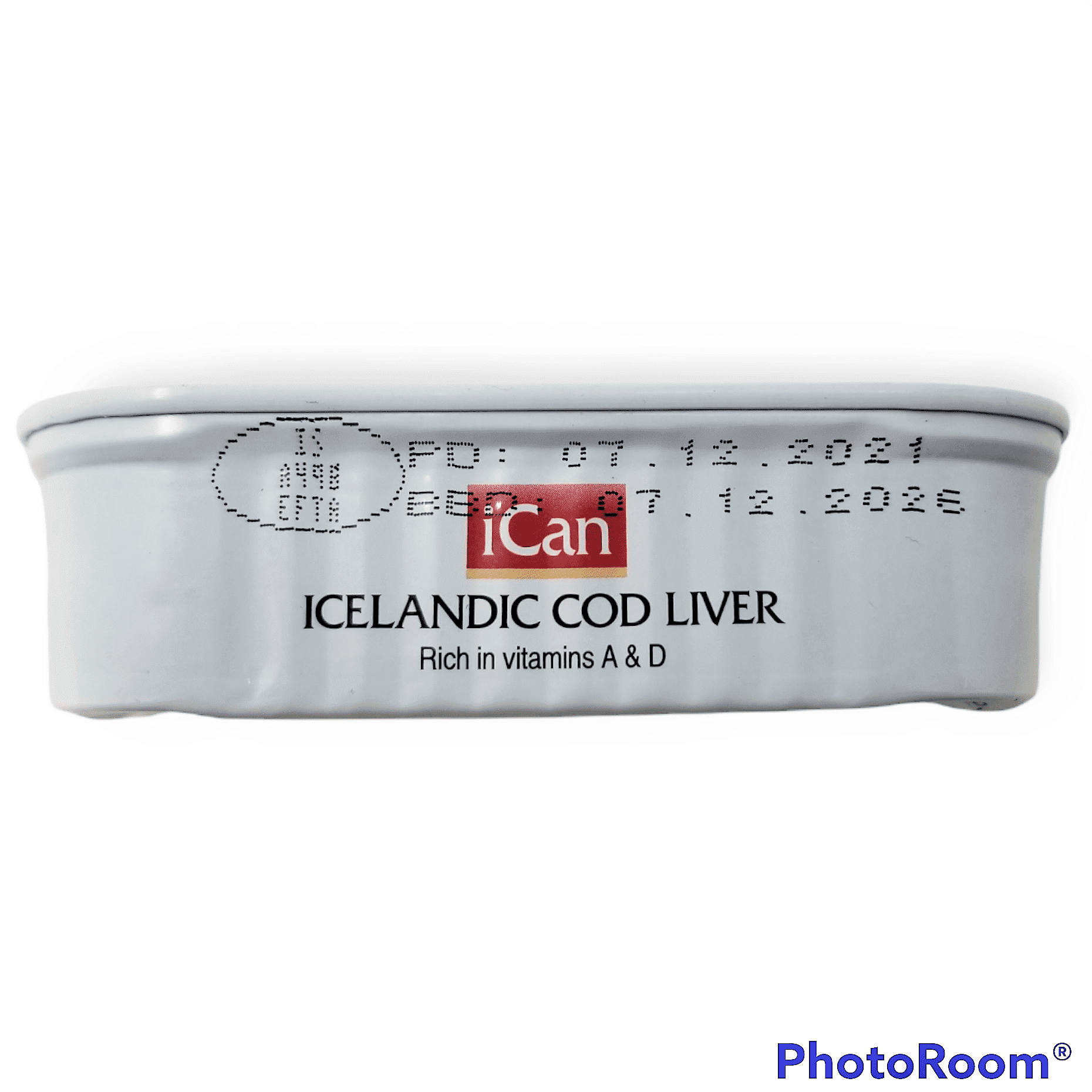 (5-pack) ICAN Icelandic Cod Liver Wild Caught 115g (4.06 oz) e/o cans