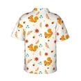 thumbnail image 3 of Haiem Squirrel Maple Leaves And Nuts Printed Hawaiian Shirt for Men - Men’s Casual Beach Summer Shirts - Stretch Fabric with Modern Fit-XX-Large, 3 of 9