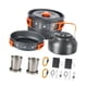 thumbnail image 4 of Kit de utensilios de cocina para acampar, sartén, cocina portátil versátil con bolsa de transporte Naranja, 4 of 8