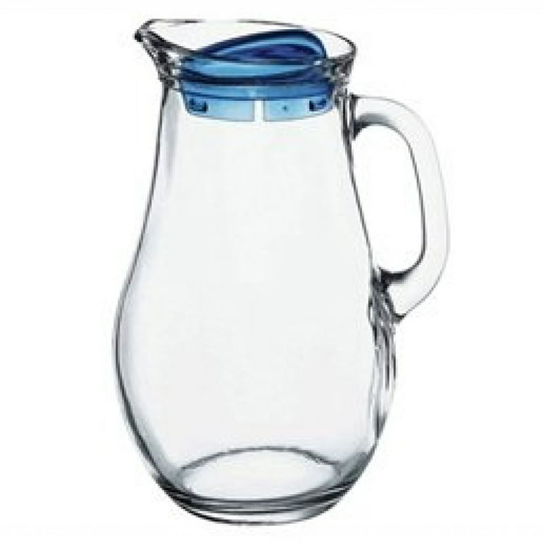 Glass Water Pitcher with Spout – 63 Oz. Elegant Serving Carafe for Water,  For Cocktails, Juice, Water – Clear Glass Beverage Pitcher.