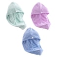 thumbnail image 1 of Laklulu Toalla para el cabello de microfibra Ultra absorbente, turbante para el cabello de secado rápido suave, 1 of 5