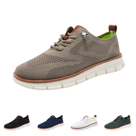 Shoes for Men Mens Casual Dress Oxfords Business Mesh Walking Shoes Tennis Comfortable Sneakers Lightweight Soft Sole & Breathable Fashion Sneakers,47